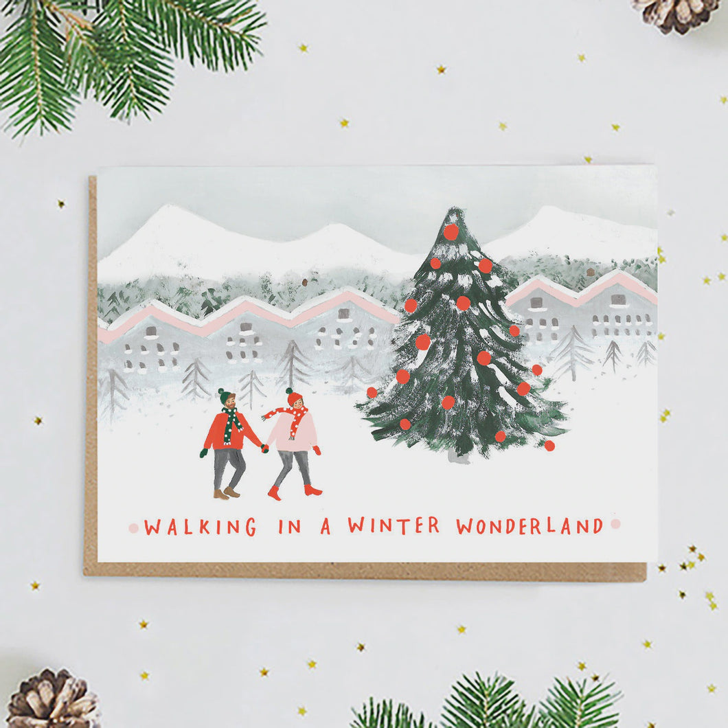 Jade Fisher Christmas Card Walking in a Winter Wonderland