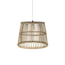 Load image into Gallery viewer, Hanging Bamboo Light Shade with Cord
