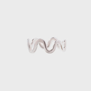 Wavy Ring in Silver