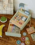 Wooden Toy Cash Register with Scanner