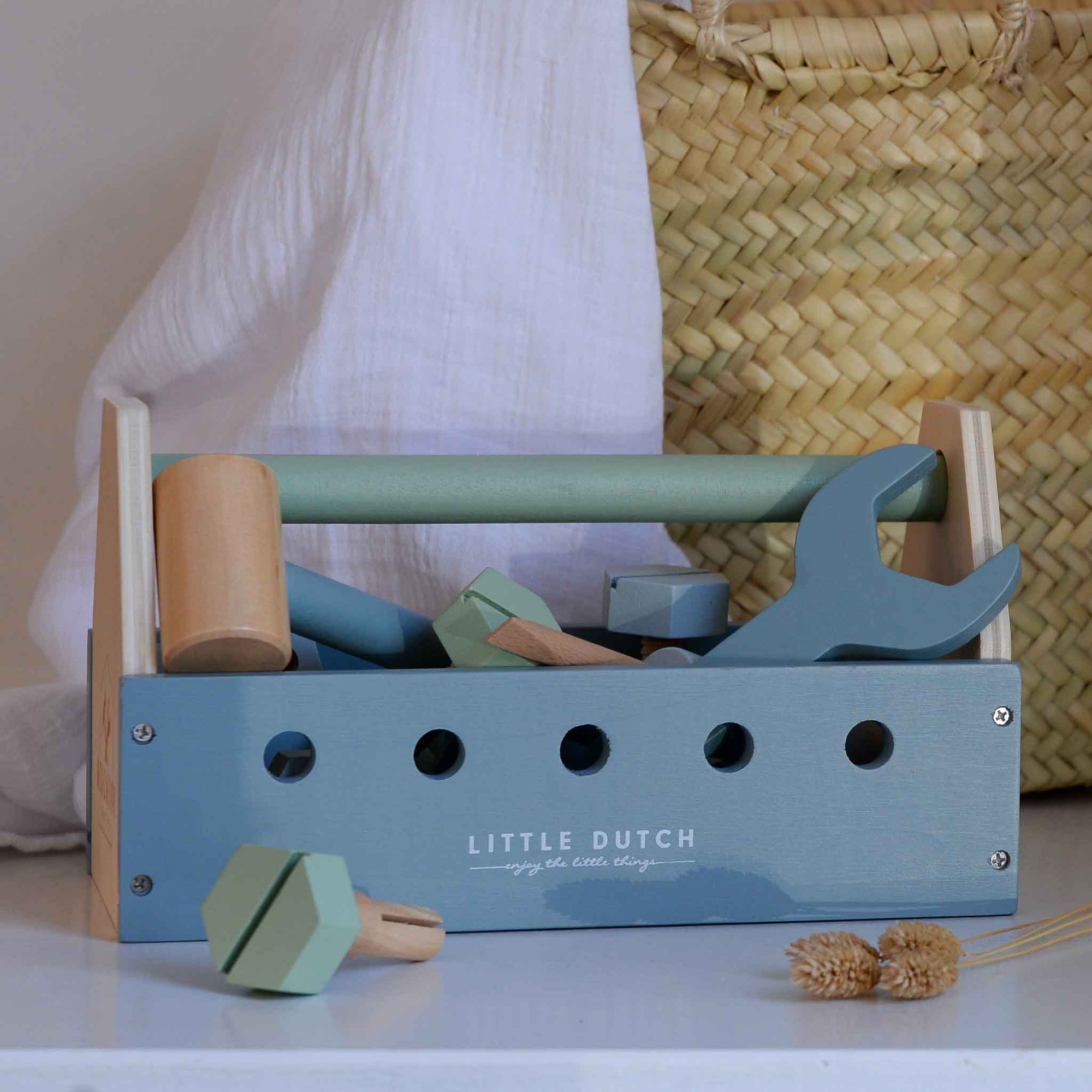 Wooden tool box
