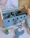 Wooden tool box