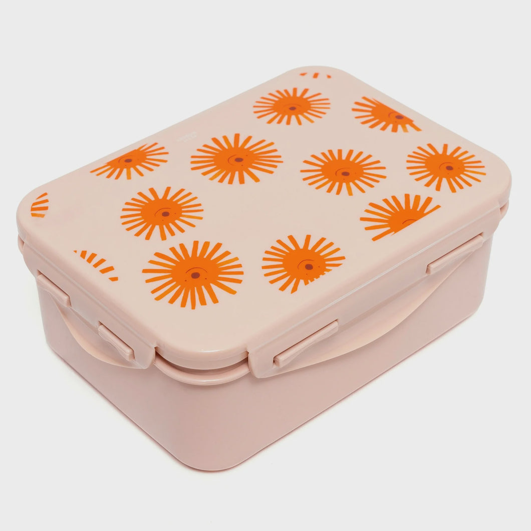 Sunshine Patterned Orange Lunch Box