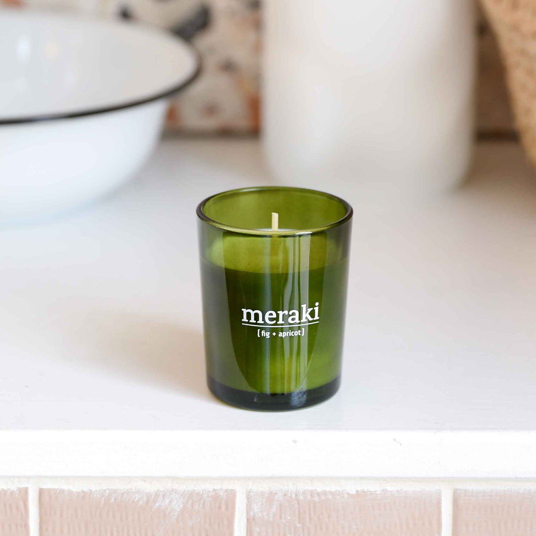 Meraki Fig and Apricot Small Soy Candle