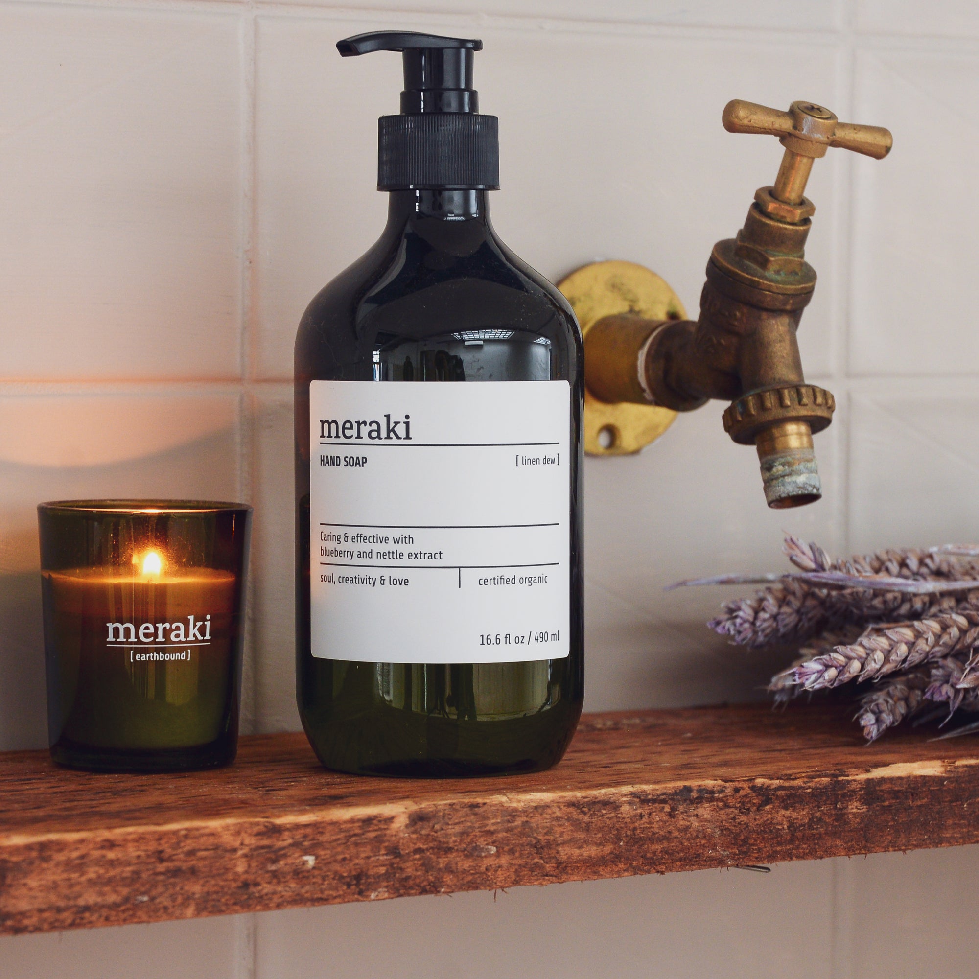 meraki soap Linen Dew
