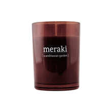 Load image into Gallery viewer, meraki candle fragrance burgundy glass soy large 3 hour burn time
