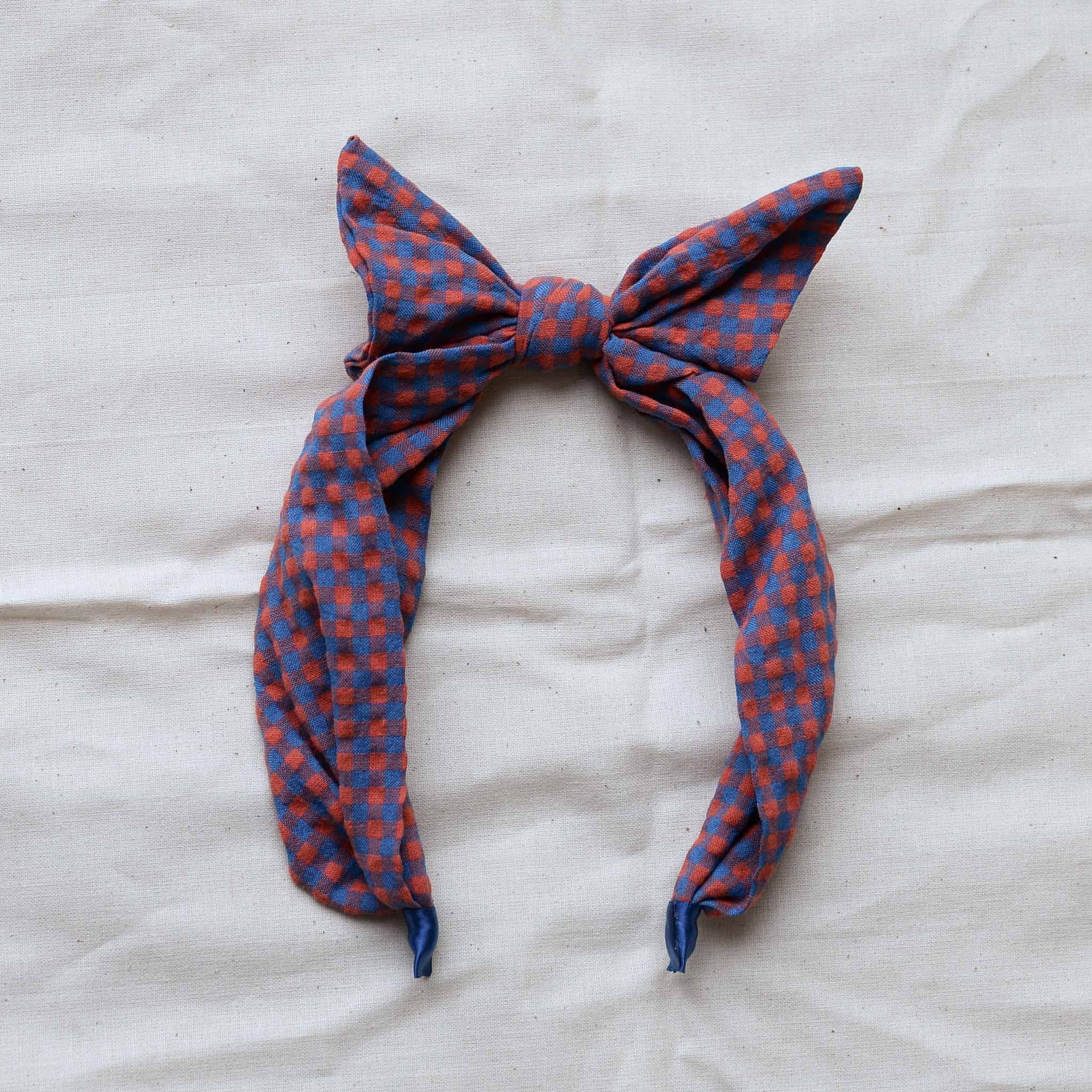 Mimi and Lula Gingham Alice Band