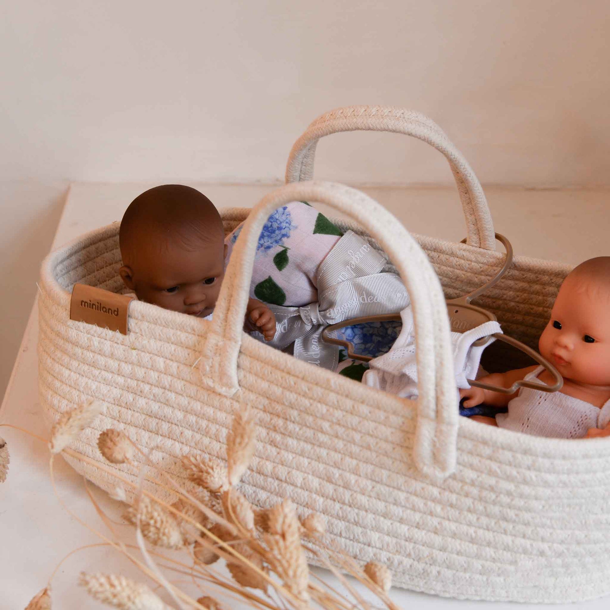 Miniland Doll Cotton Basket