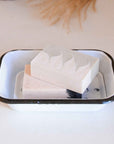 IB Laursen Enamel Soap Dish with Drainer