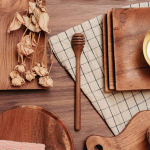 reclaimed teak wooden honey spoon original home