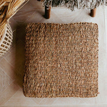 Load image into Gallery viewer, Holga floor cushion square shape jute and cocos filling from original home