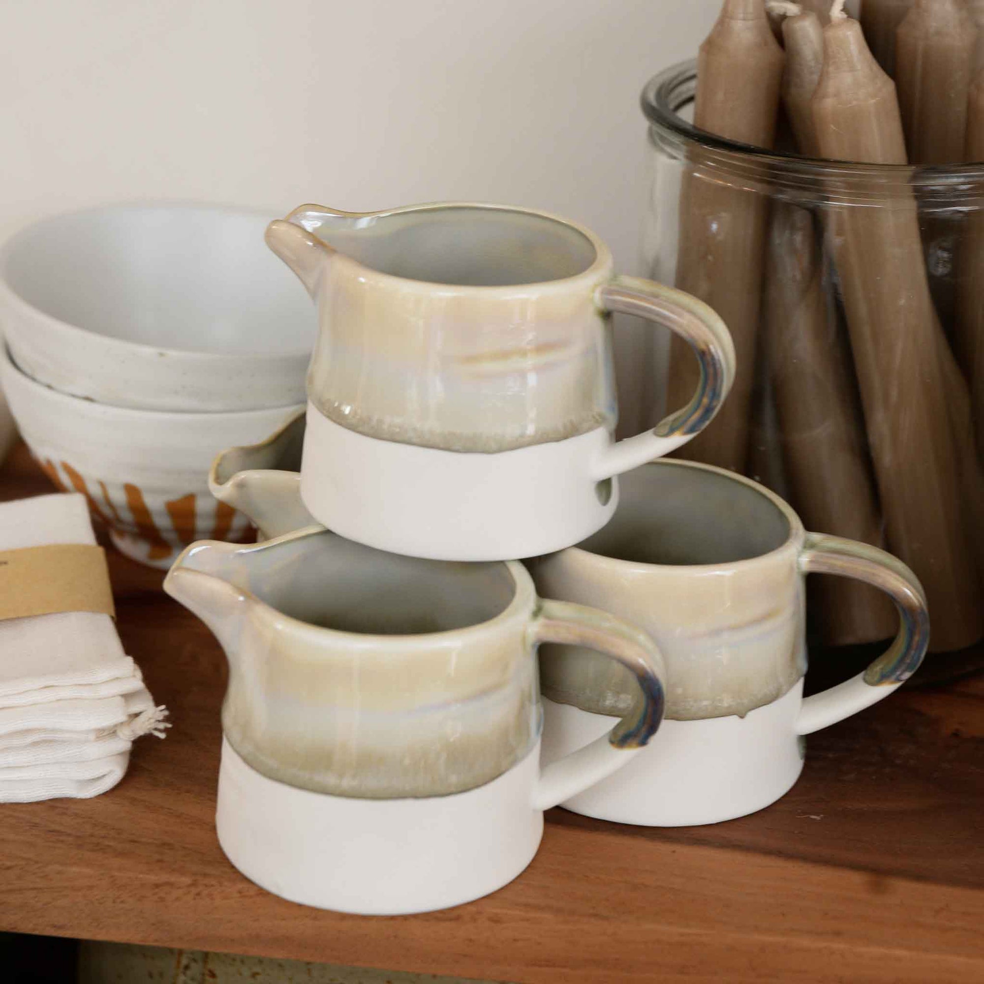 heather jug green bloomingville