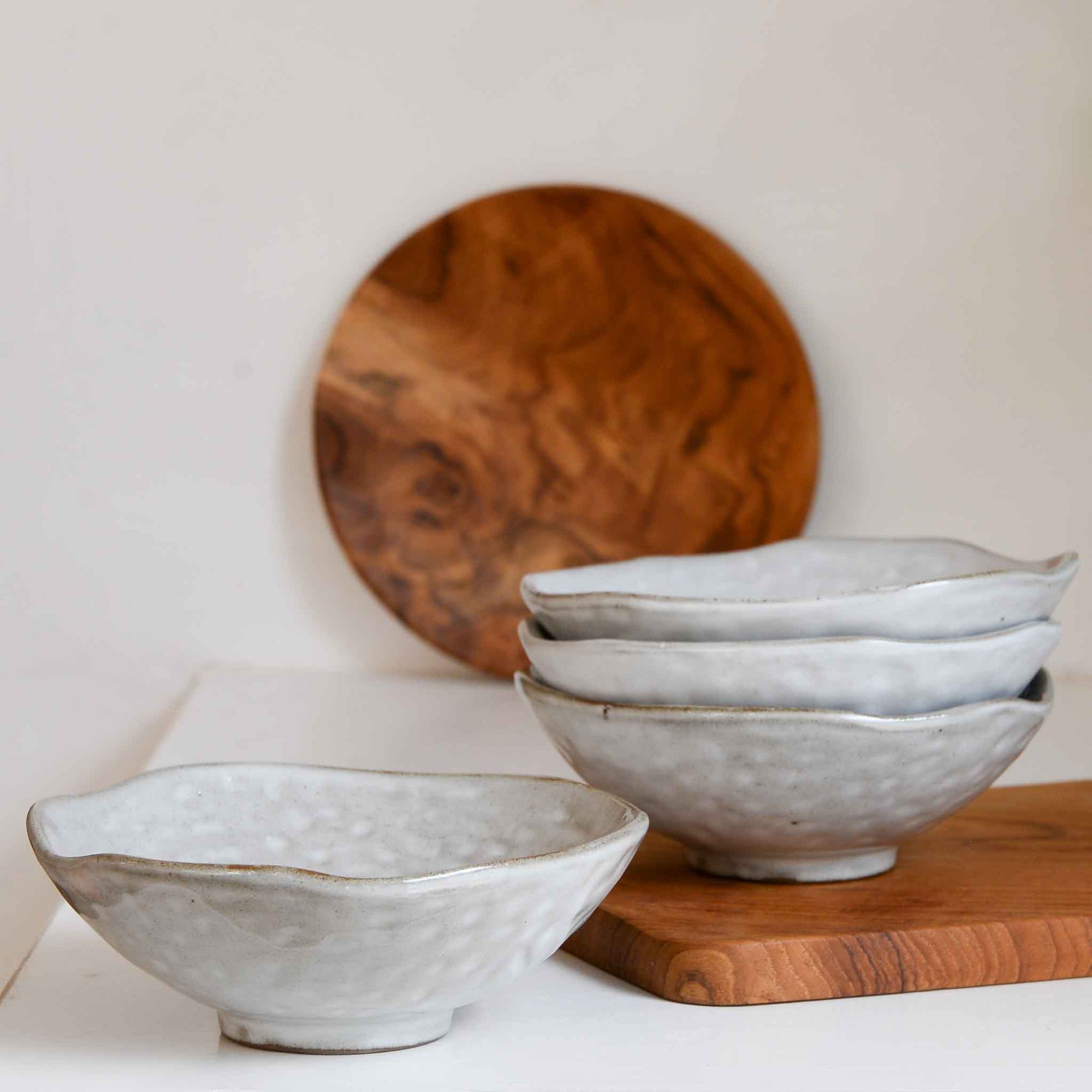 Iris bowl pale grey textured bowl ceramic bloomingville stoneware