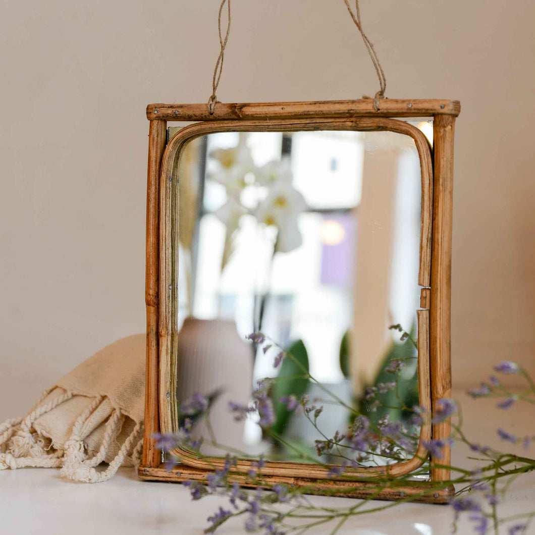 bamboo edge mirror from ib laursen