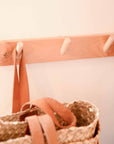 Wooden coat rack 3 hooks