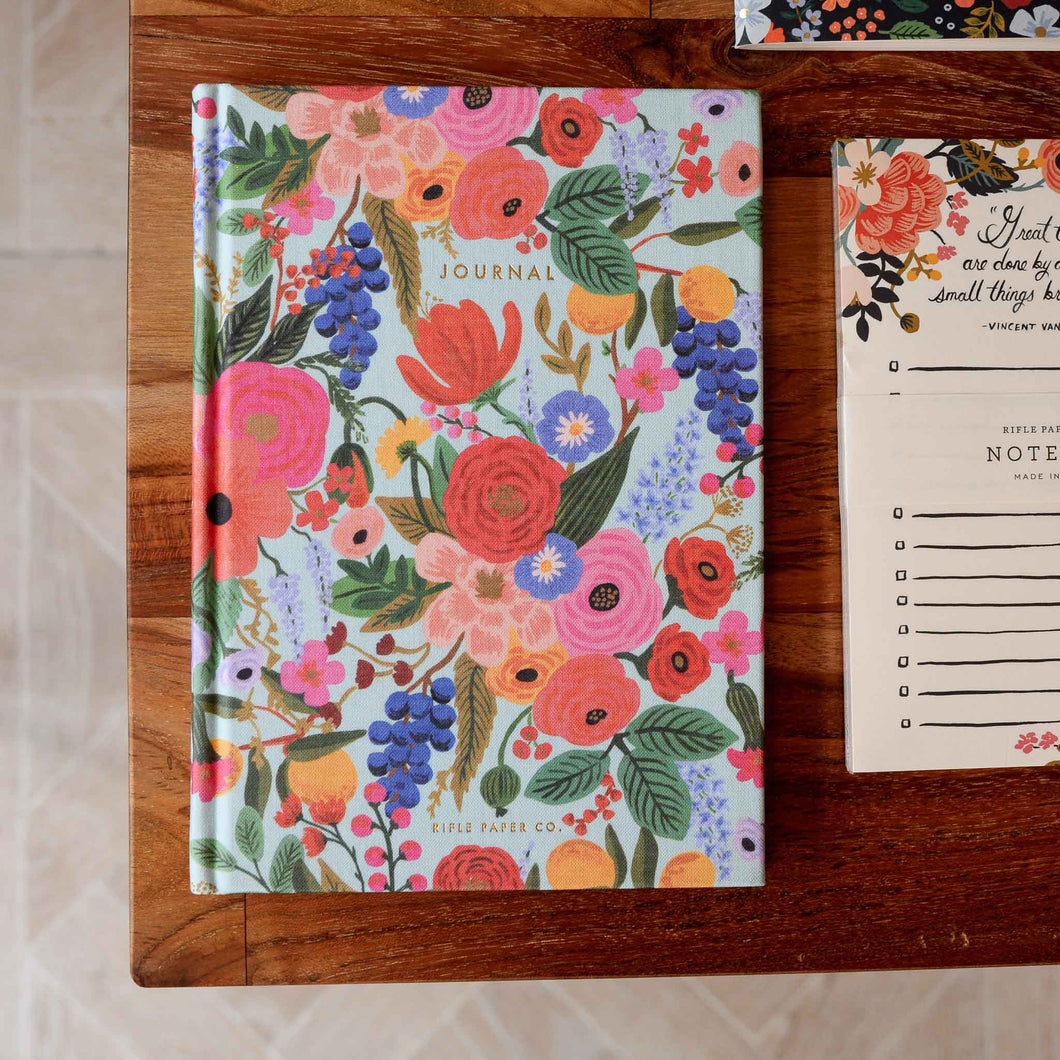Garden Party Fabric Journal Rifle Paper