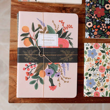 Load image into Gallery viewer, Garden Party Stitched Notebook Set of three Rifle Paper