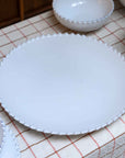 Pearl White Dinner Plate / 28cm