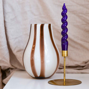 Wavy Candle in Violet