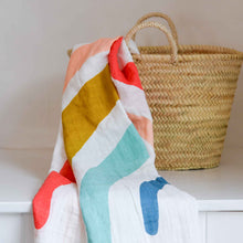 Load image into Gallery viewer, Clementine Kids Rainbow Swaddle