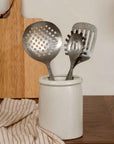 Nicholas vase stainless steel cooking skimmer