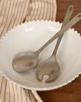 Nicholas vase stainless steel salad servers