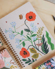 Poppy Botanical Spiral Notebook