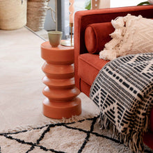 Load image into Gallery viewer, hk living side table terracotta abstract shape