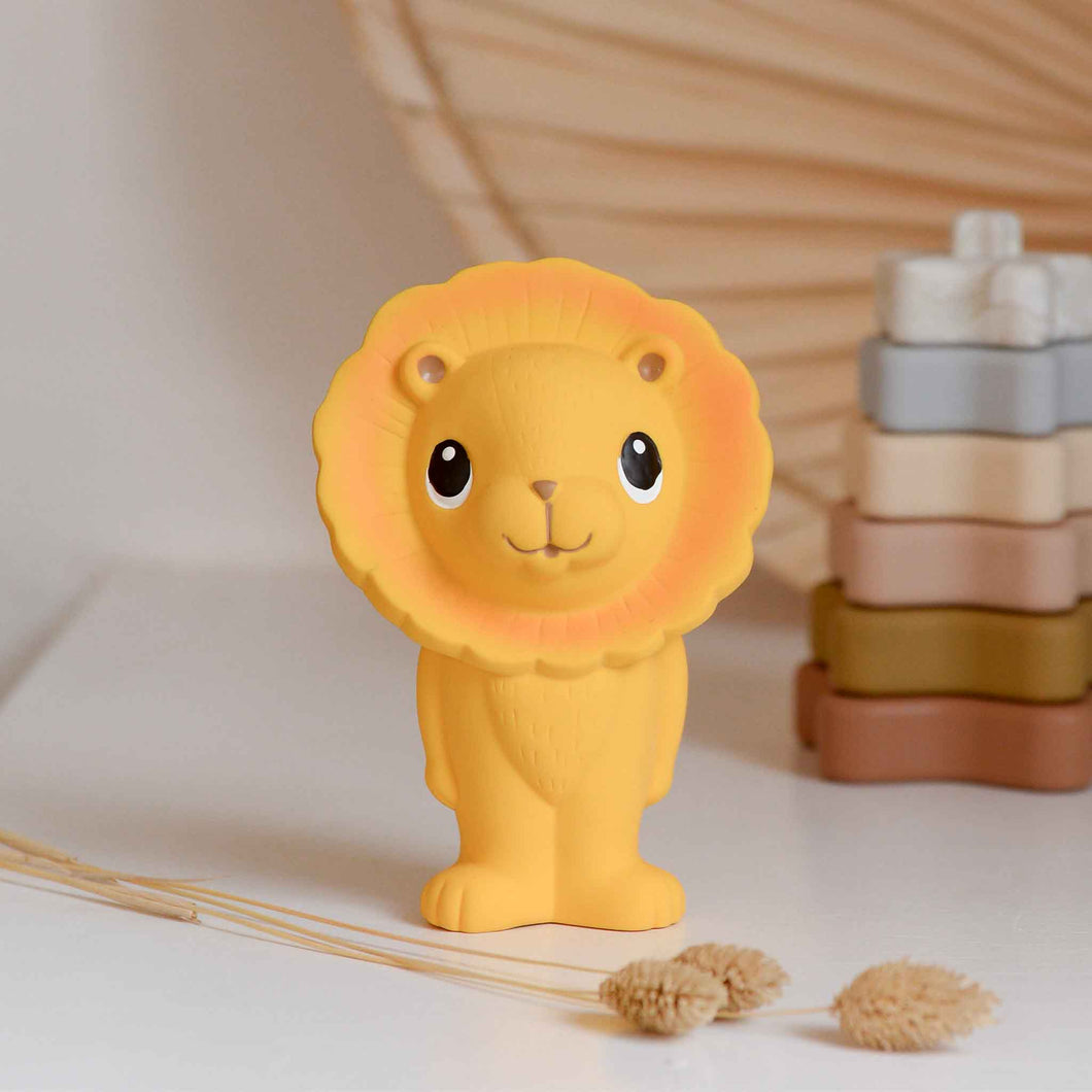 Leo the lion 100% Natural Rubber Teething Toy petit monkey