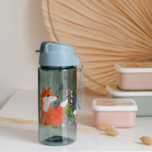 Load image into Gallery viewer, children&#39;s Drinking Bottle Woodlands in Stone Blue petit monkey