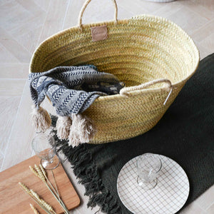 Bohemia Market Basket in Medium with Short Handle