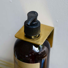 Load image into Gallery viewer, meraki-brass-bottle-holder-wall-bracket