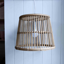 Load image into Gallery viewer, Hanging Bamboo Light Shade with Cord