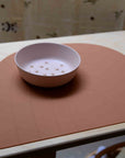 rainbow rubber placemat