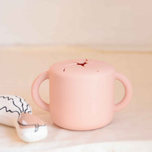 Load image into Gallery viewer, Mushie Snack Cup in pink