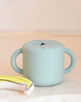 Mushie Snack Cup in blue