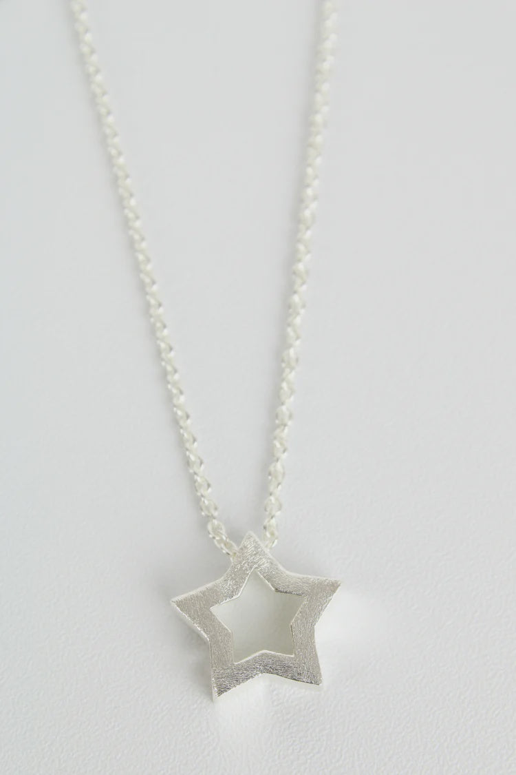 Silver Star Pendant in Silver