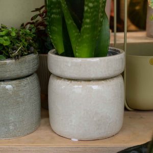 Nordal Isa Plant Pot in Light Green or Sand