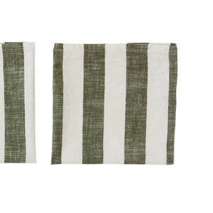 OYOY Olive Stripe Napkins Pack of Two