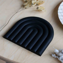 Load image into Gallery viewer, black rubber trivet