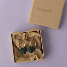 Load image into Gallery viewer, Pepper You Love Grows Here Earrings in Teal or Pink