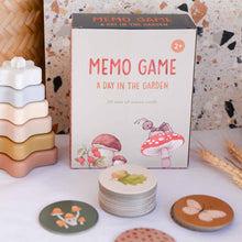 Load image into Gallery viewer, Petit Monkey Memo Game &#39;A Day in the Garden&#39;
