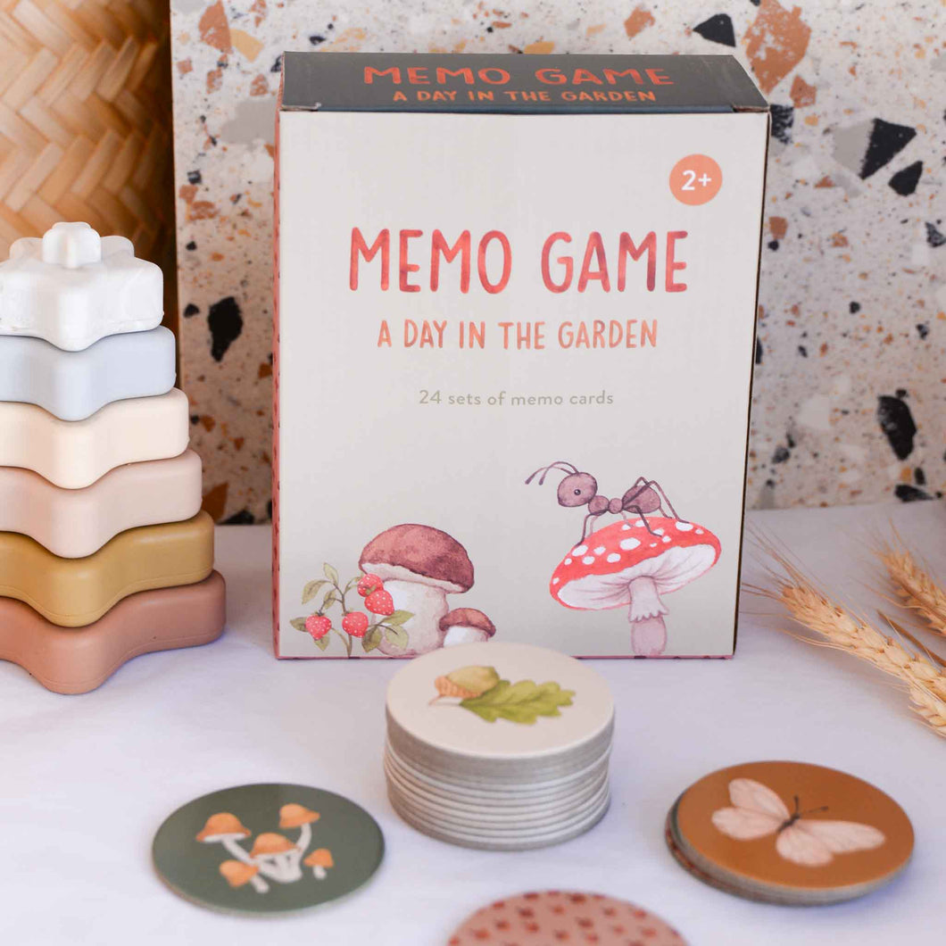 Petit Monkey Memo Game 'A Day in the Garden'