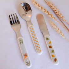 Load image into Gallery viewer, Petit Monkey Cutlery Set in Various Colours