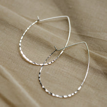 Load image into Gallery viewer, Fabia Gold Plated Oval Hoop Earrings