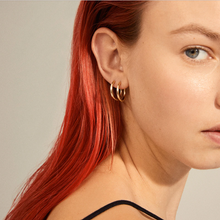 Load image into Gallery viewer, Pilgrim Ariella Hoop Earrings in Gold or Silver