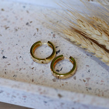 Load image into Gallery viewer, Pilgrim Create Recycled Hoop Earrings in Gold