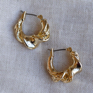 Pilgrim Simplicity Gold Plated Earrings