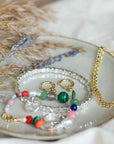 Freedom Semi Precious Stone Bracelet in Gold