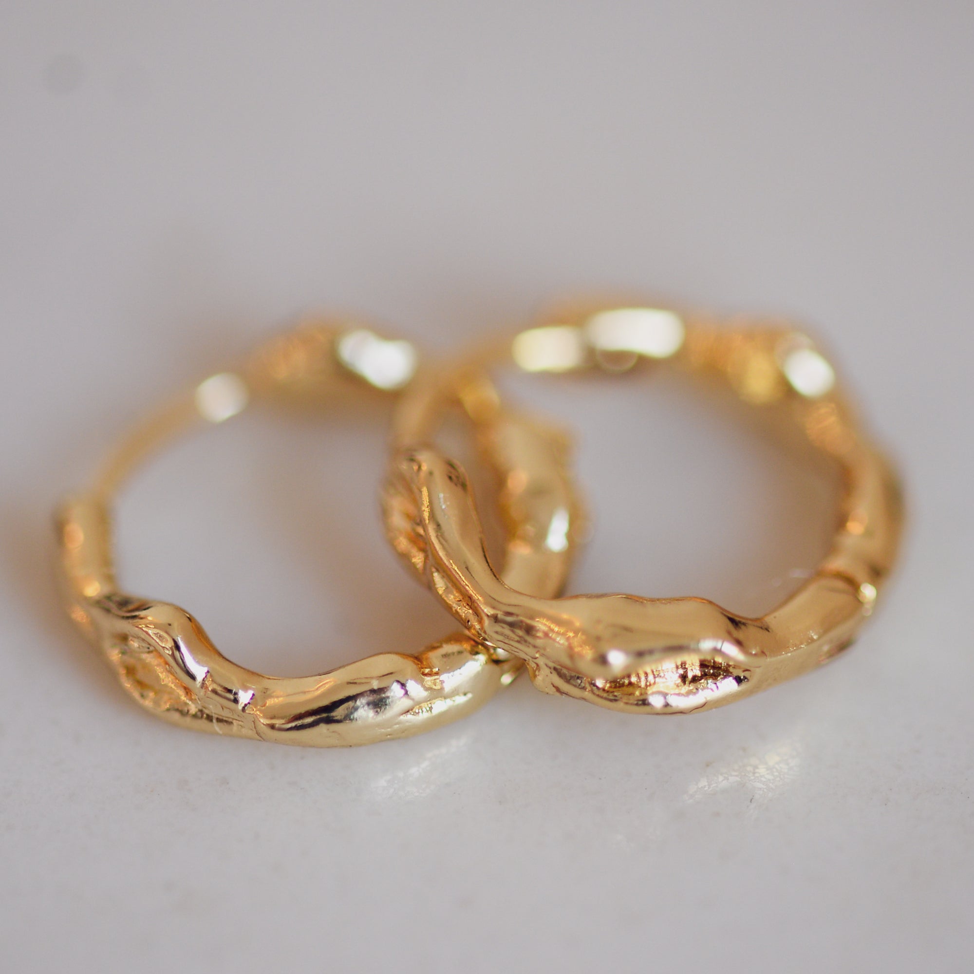 Pilgrim Zion Huggie Hoop Earrings